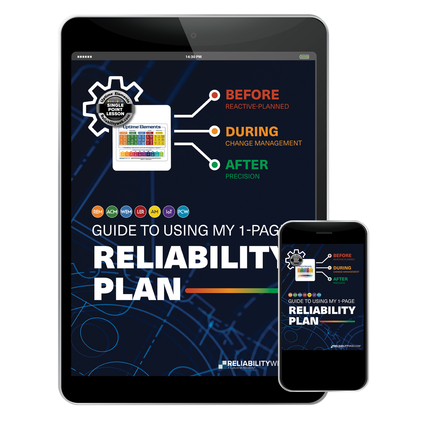 Guide to Using My 1 Page Reliability Plan - EBook
