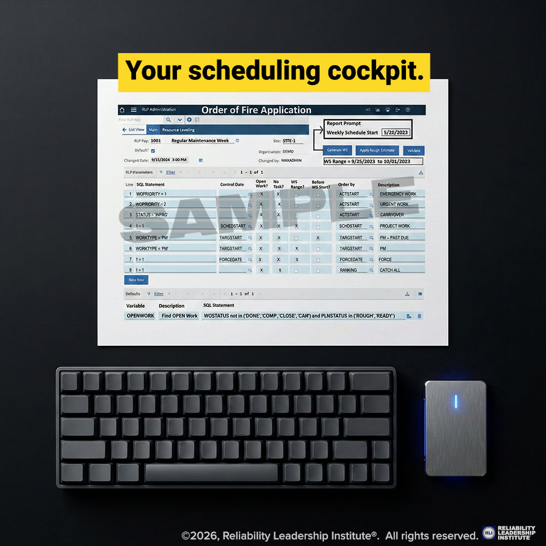 Intelligent Automation for Weekly Maintenance Scheduling