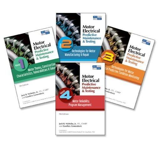Motor Electrical Predictive Maintenance & Testing Series - Four Book Bundle