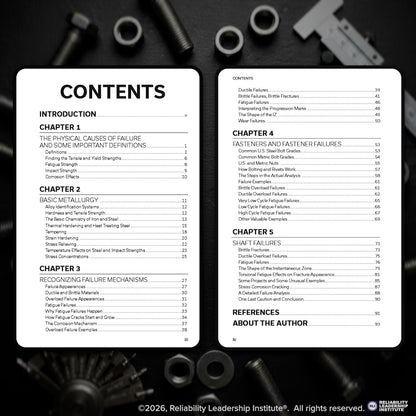 Failure Analysis Made Simple: Shafts and Fasteners