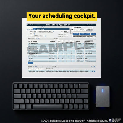 Intelligent Automation for Weekly Maintenance Scheduling