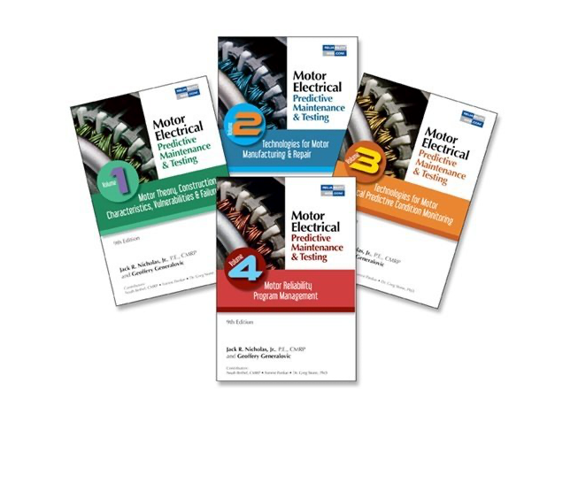 Motor Electrical Predictive Maintenance & Testing Series - Four Book Bundle